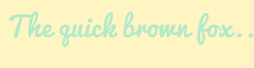 Image with Font Color B3EAC8 and Background Color FFF5C3